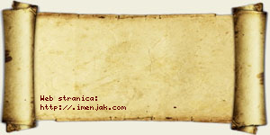 Jovana Sremac vizit kartica